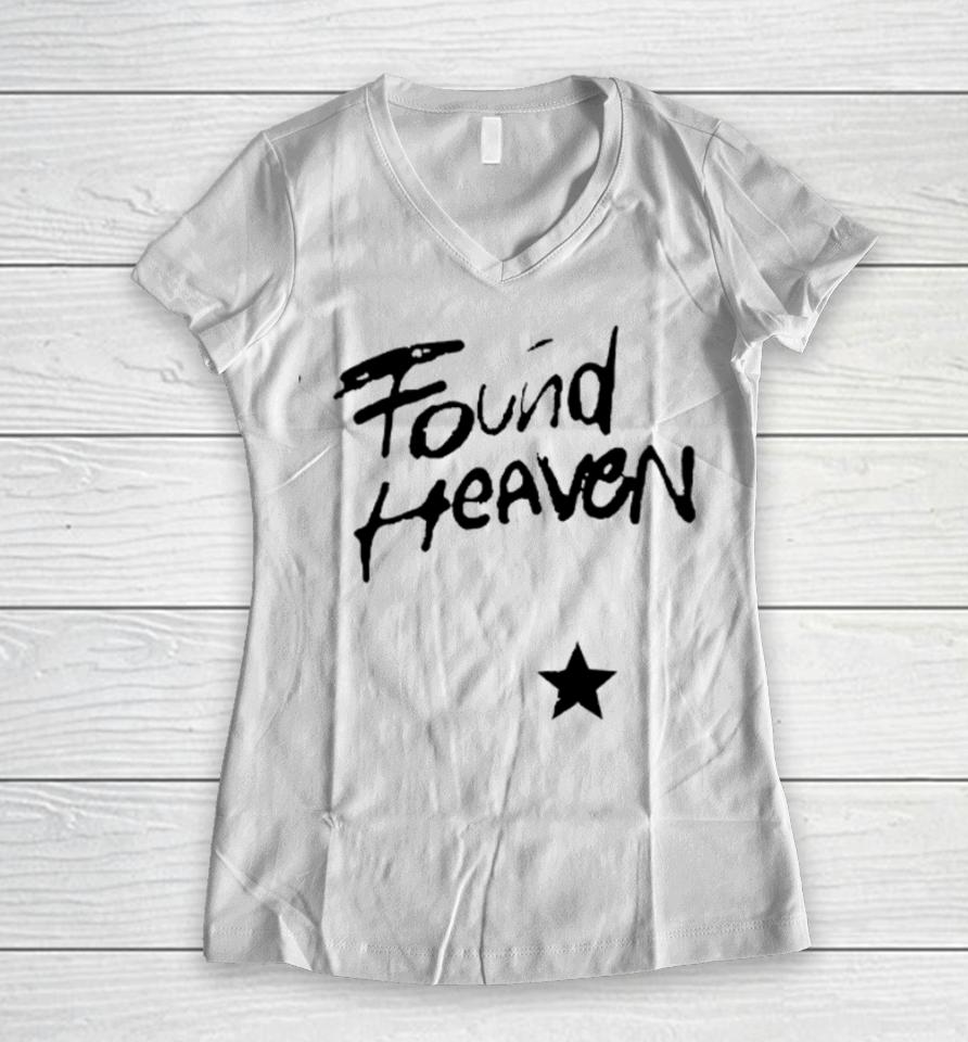 Conan Gray Merch Found Heaven Star Women V-Neck T-Shirt