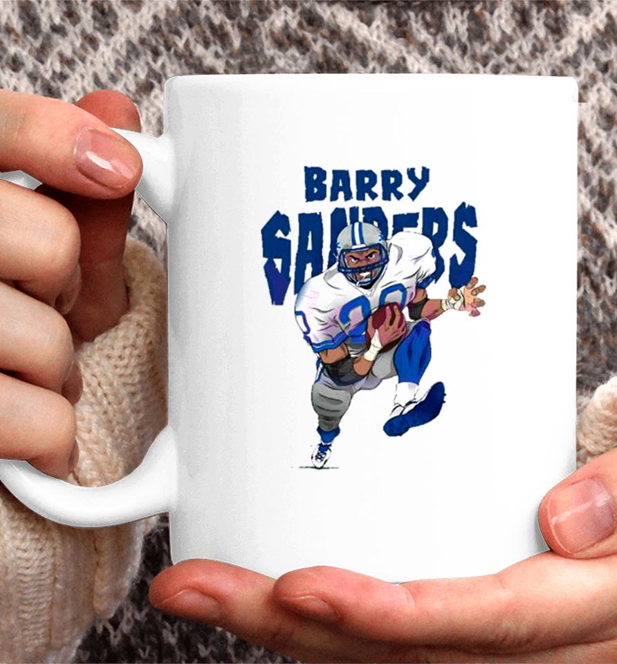 Concentrate During The Match Barry Sanders Detroit Football Player Coffee Mug