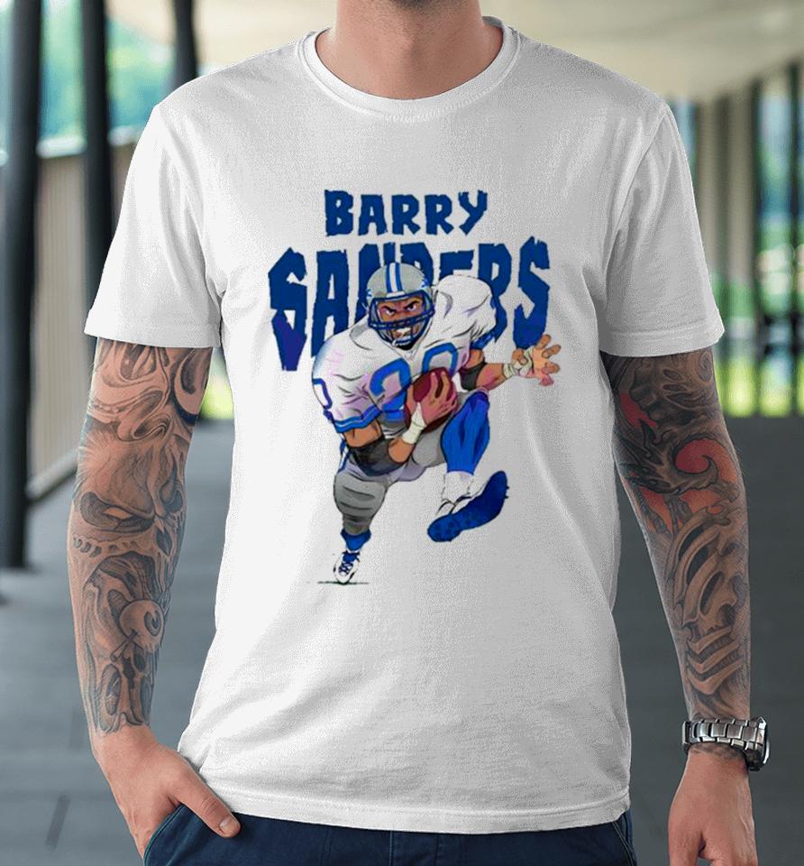 Concentrate During The Match Barry Sanders Detroit Football Player Premium T-Shirt