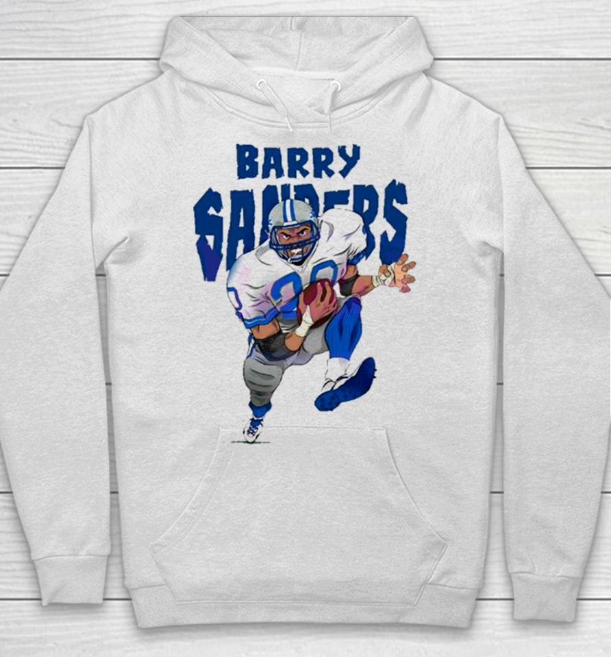 Concentrate During The Match Barry Sanders Detroit Football Player Hoodie