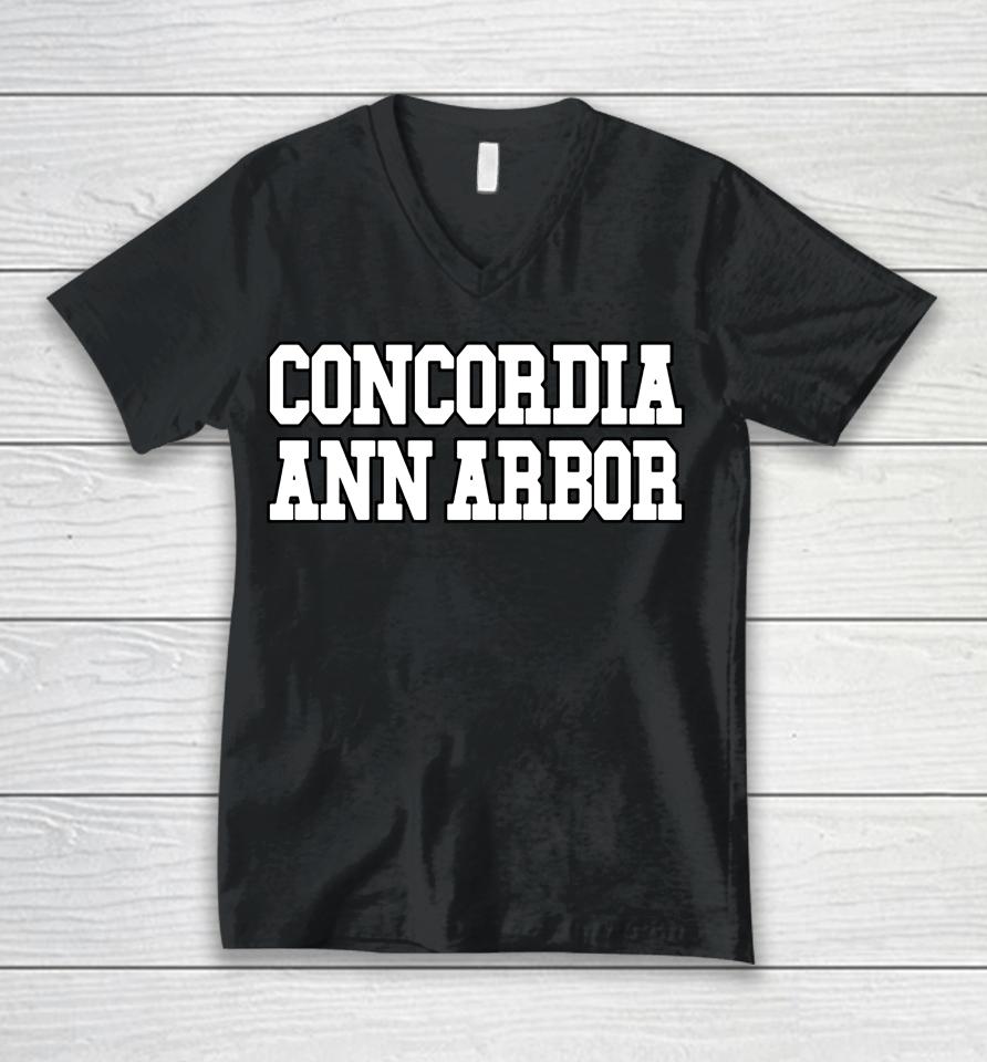 Concordia Ann Arbor Unisex V-Neck T-Shirt