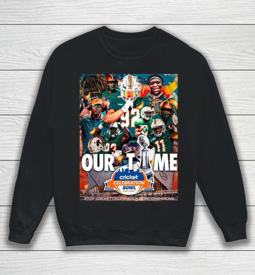 Congrats Florida A And M Rattlers Football For The Cricket Celebration Bowl Champions 2023 Sweatshirt