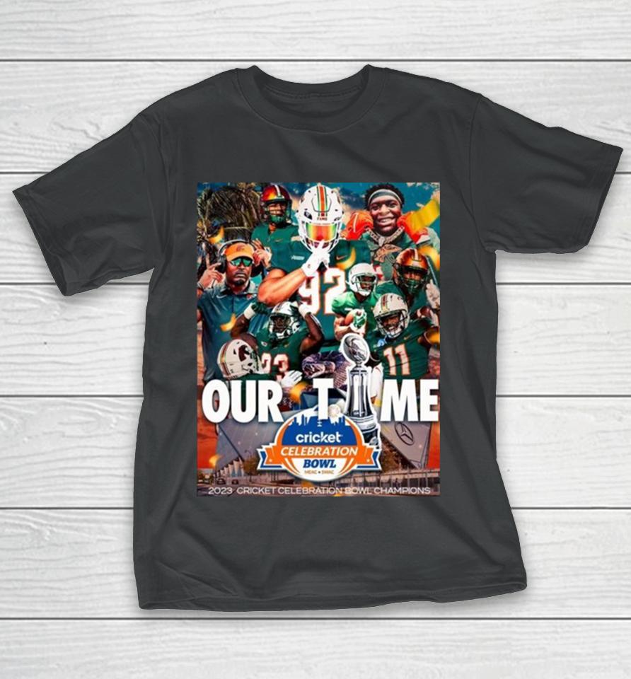 Congrats Florida A And M Rattlers Football For The Cricket Celebration Bowl Champions 2023 T-Shirt