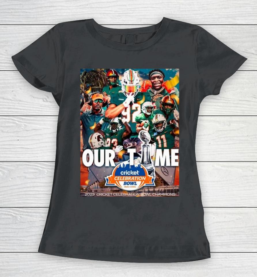 Congrats Florida A And M Rattlers Football For The Cricket Celebration Bowl Champions 2023 Women T-Shirt