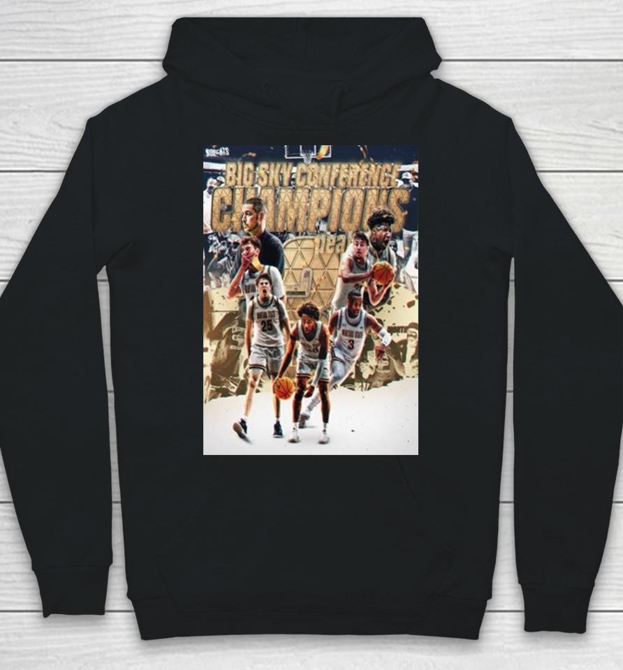 Congrats Montana State Bobcats Is 3 Peat The Big Sky Conference Men’s Basketball 2024 Champions Hoodie