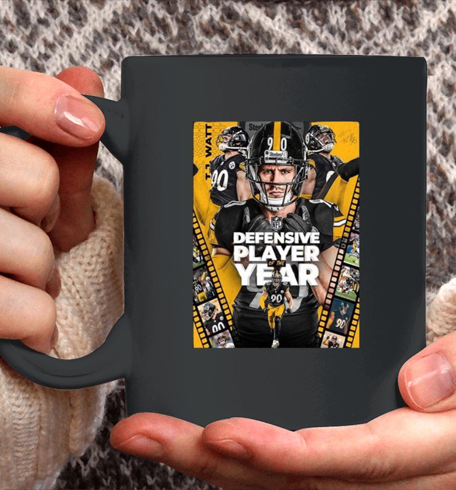 Congrats Tj Watt From Pittsburgh Steelers Is Nfl Defensive Player Of The Year Coffee Mug
