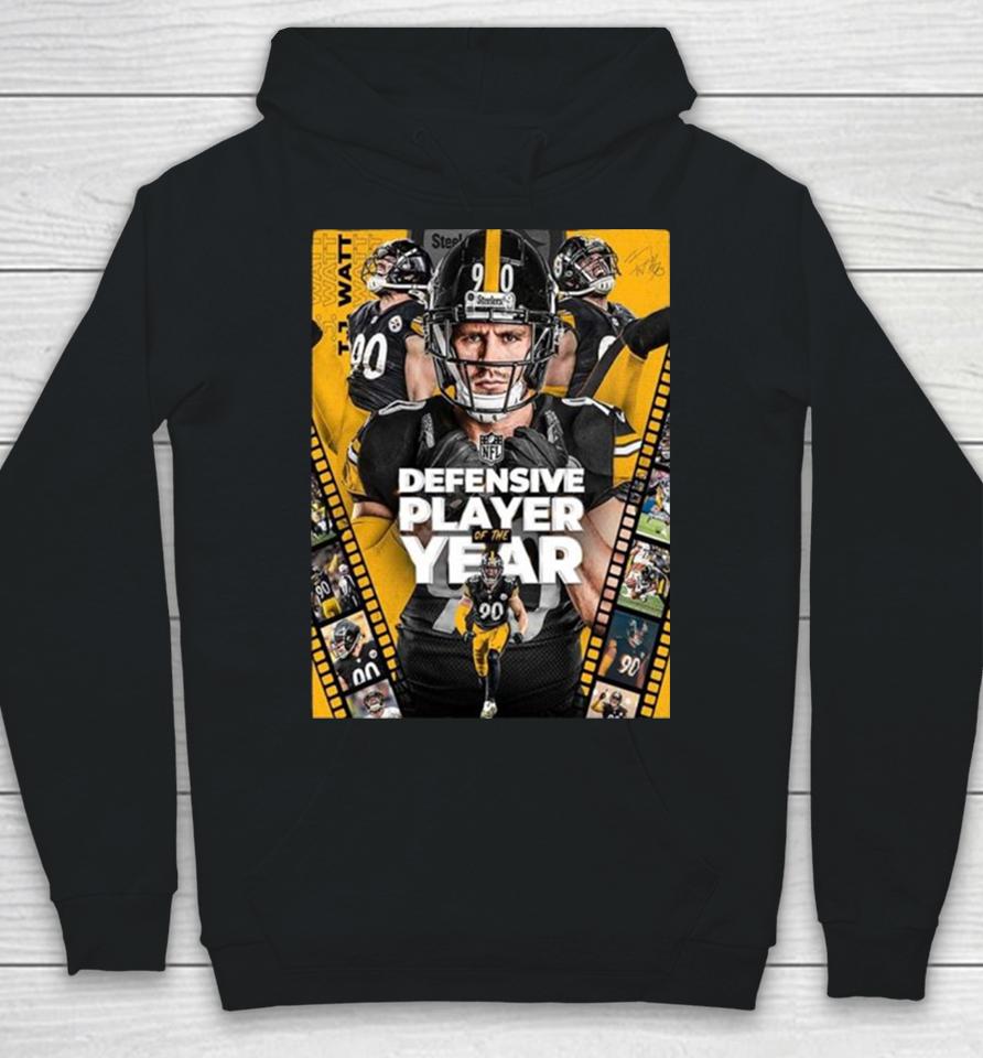 Congrats Tj Watt From Pittsburgh Steelers Is Nfl Defensive Player Of The Year Hoodie