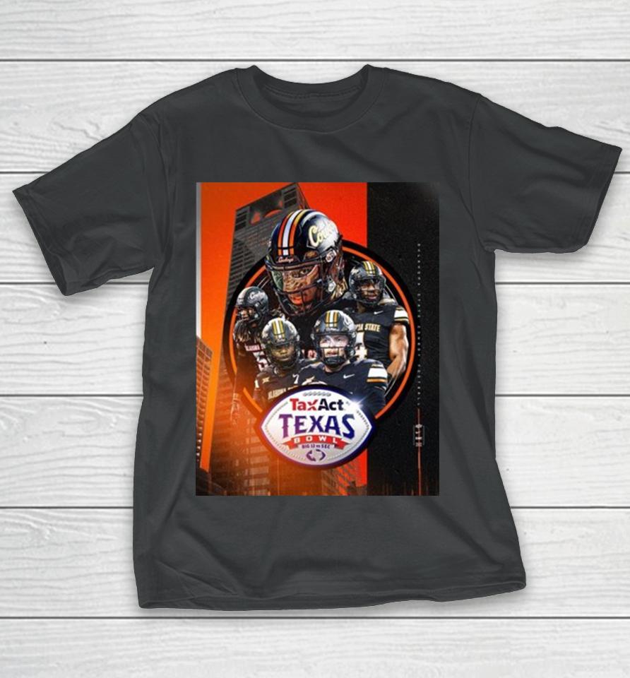 Congrats To Oklahoma State Cowboys Football Is The 2023 Taxact Texas Bowl Champions Ncaa College Football T-Shirt