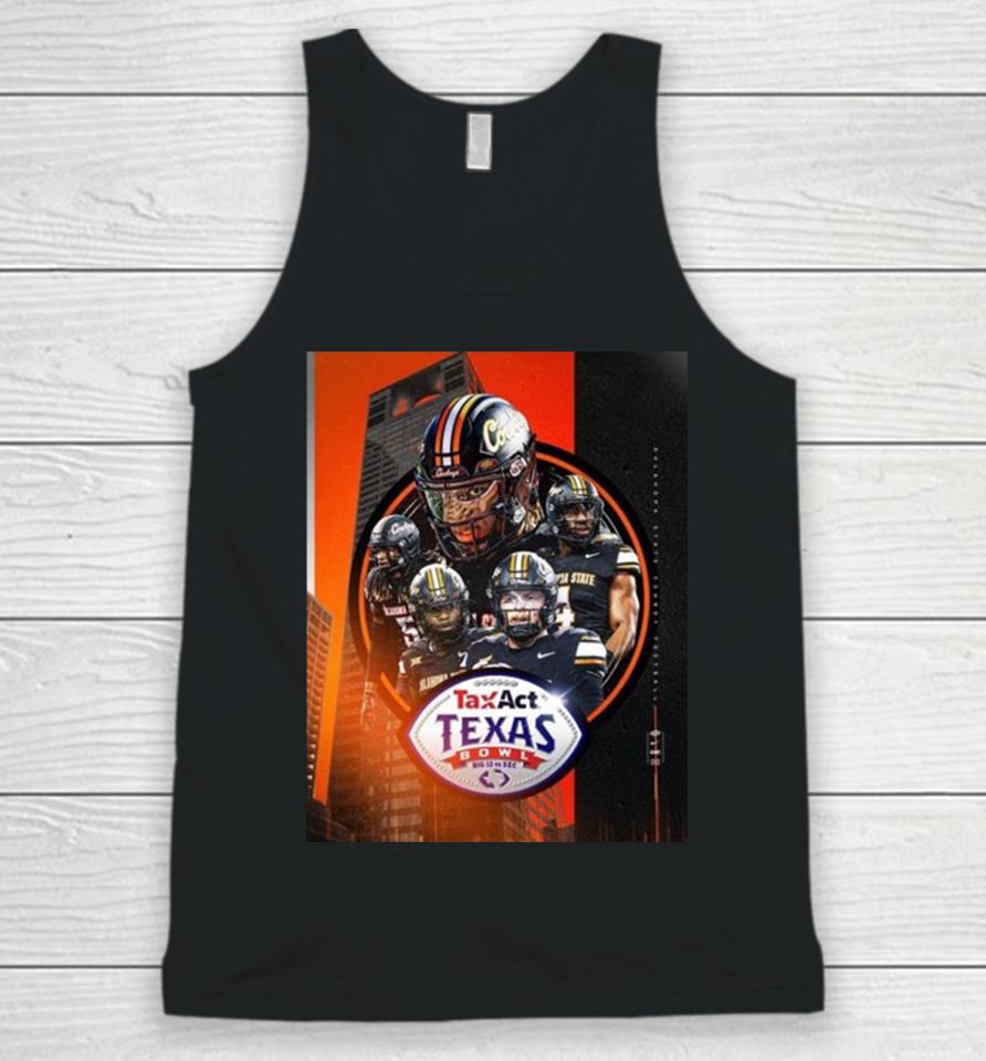 Congrats To Oklahoma State Cowboys Football Is The 2023 Taxact Texas Bowl Champions Ncaa College Football Unisex Tank Top