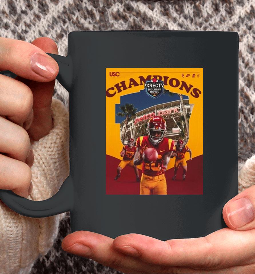 Congrats To Usc Trojans Is The 2023 Directtv Holiday Bowl Champions Ncaa College Football Coffee Mug