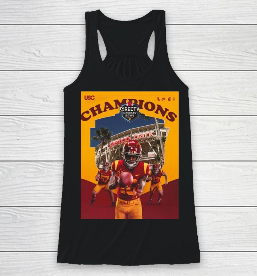 Congrats To Usc Trojans Is The 2023 Directtv Holiday Bowl Champions Ncaa College Football Racerback Tank