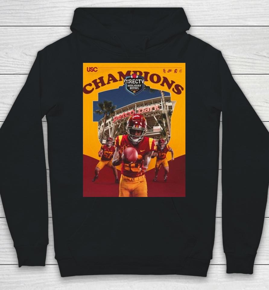 Congrats To Usc Trojans Is The 2023 Directtv Holiday Bowl Champions Ncaa College Football Hoodie