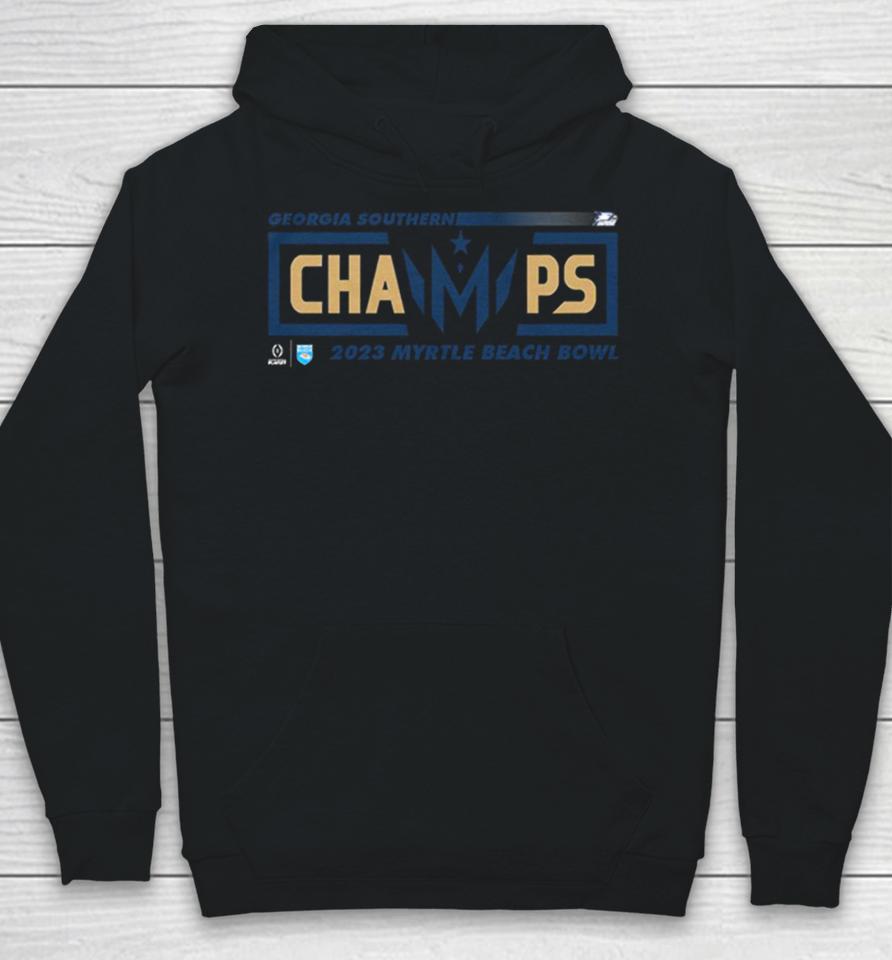 Congratulations Georgia Southern Champions 2023 Myrtle Beach Bowl College Football Games Hoodie