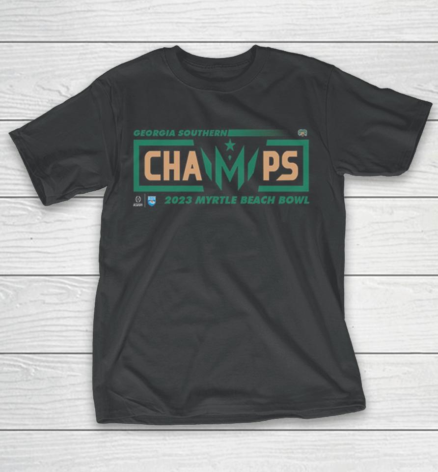 Congratulations Ohio Bobcats Champions 2023 Myrtle Beach Bowl College Football Games T-Shirt