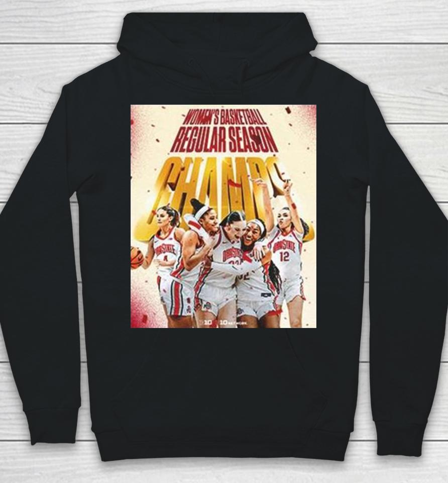 Congratulations Ohio State Buckeyes Wbb On Your Championship In Ncaa Of The Regular Season 2024 Hoodie