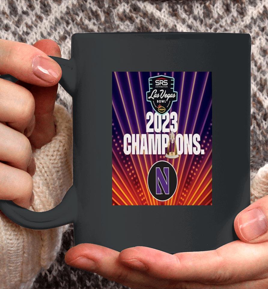 Congratulations To The Northwestern Football On Winning The 2023 Srs Distribution Las Vegas Bowl Coffee Mug