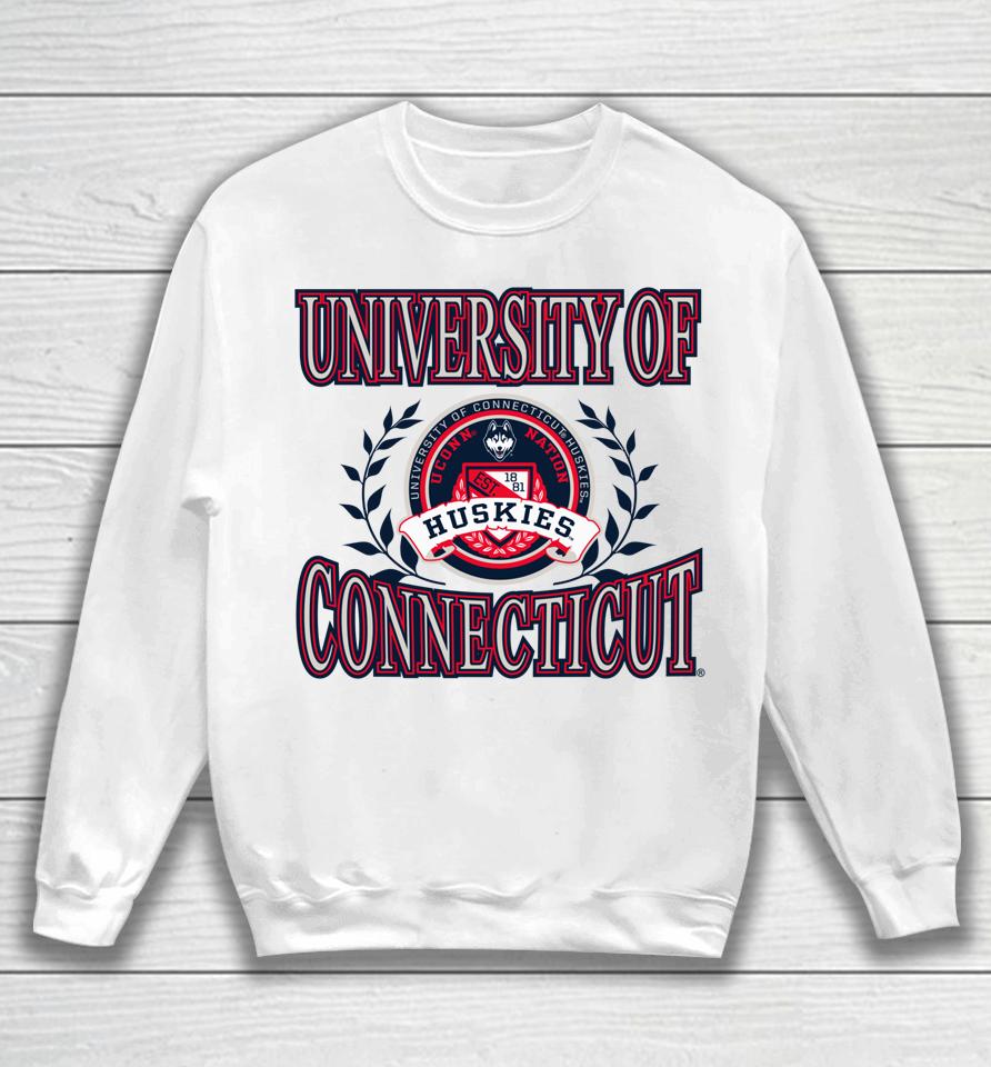 Connecticut Huskies Laurels Secondary Sweatshirt