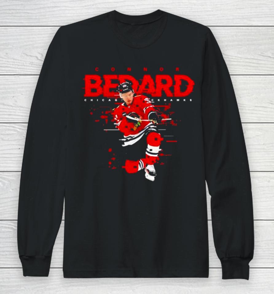 Connor Bedard Chicago Blackhawks 2024 Long Sleeve T-Shirt