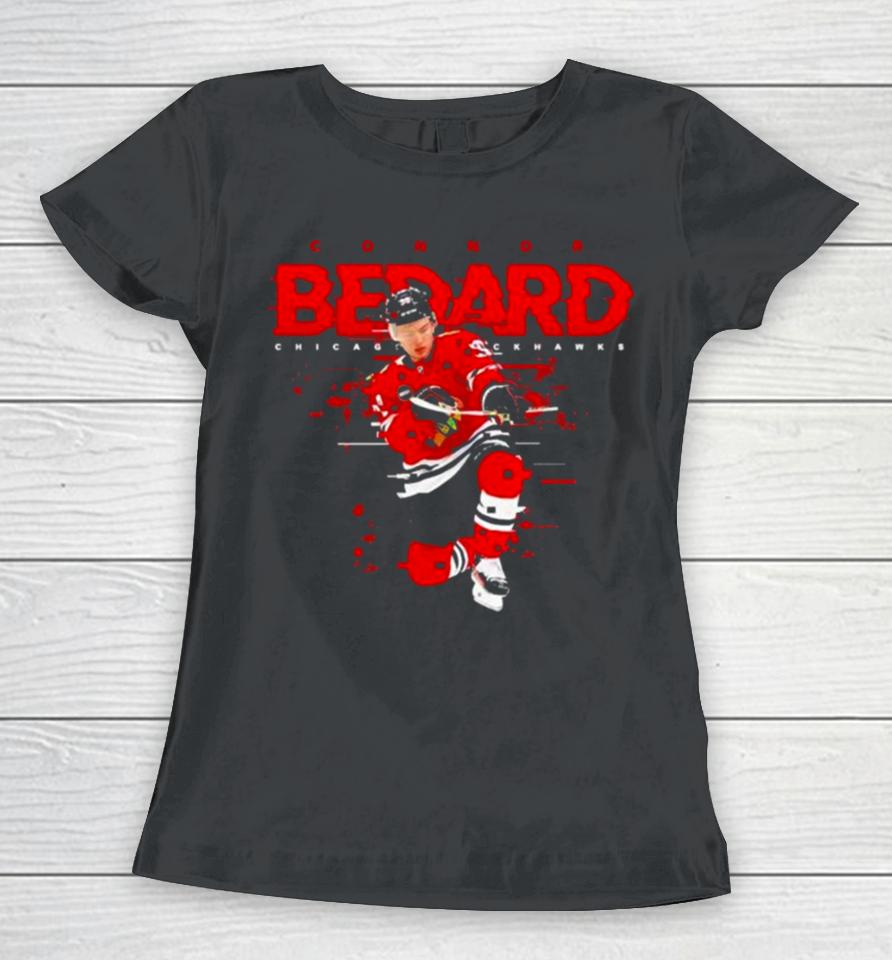 Connor Bedard Chicago Blackhawks 2024 Women T-Shirt
