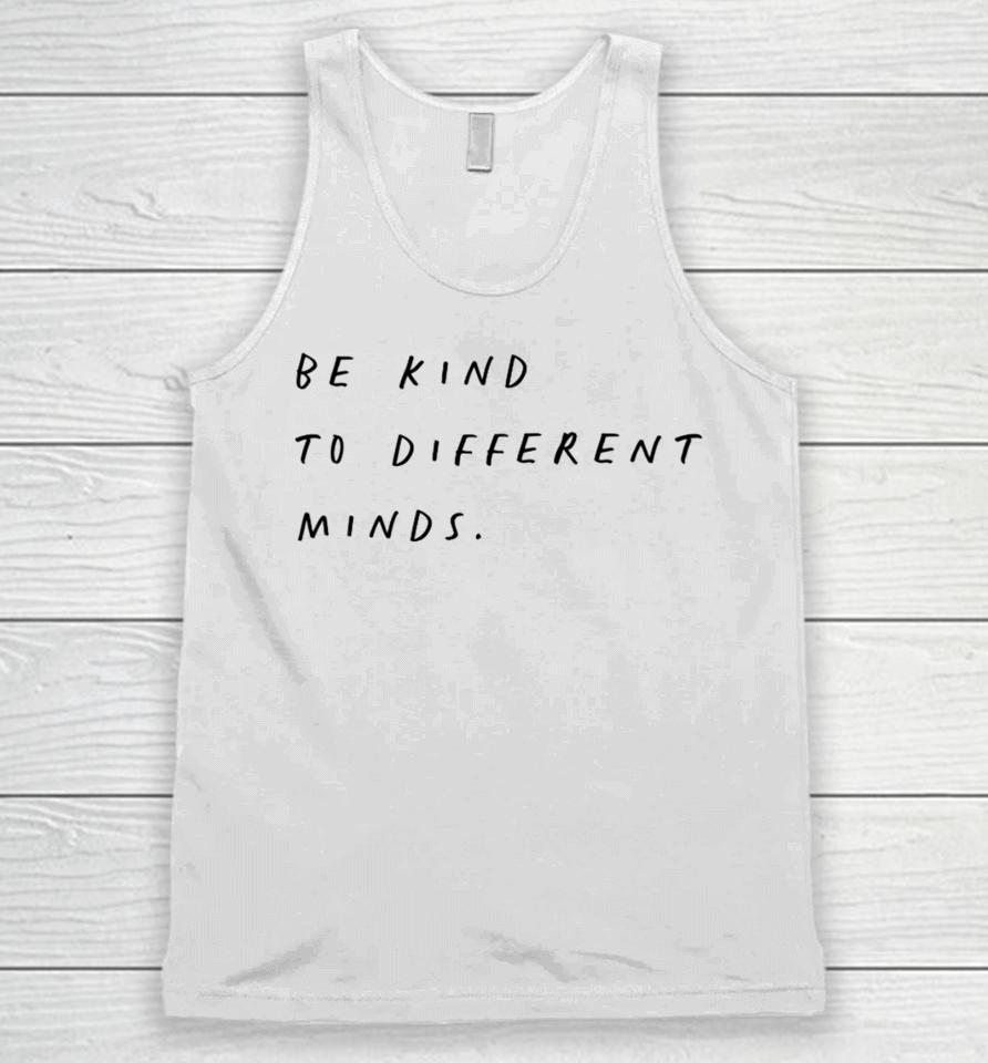 Connor Tomlinson Be Kind To Different Minds Unisex Tank Top