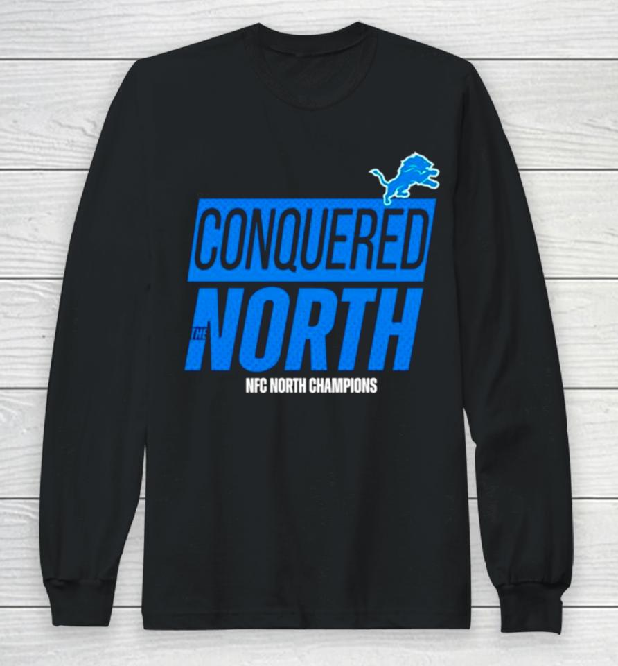 Conquered The North Champions Lions Football Long Sleeve T-Shirt