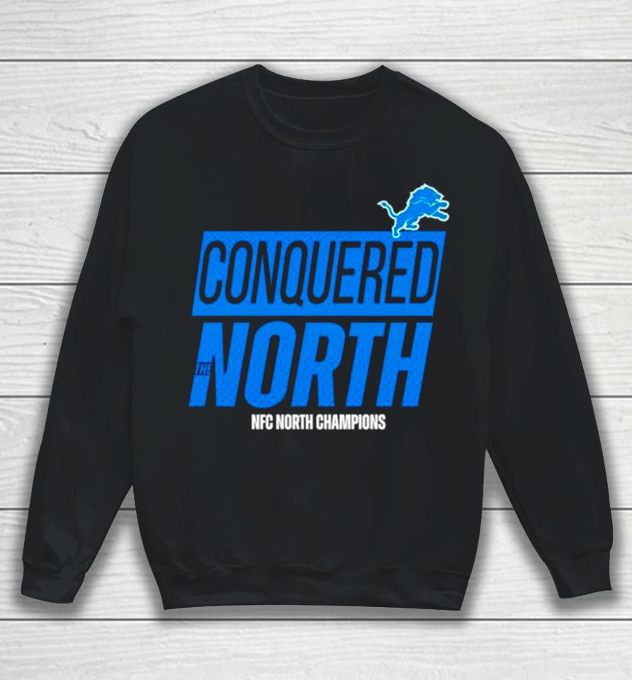 Conquered The North Champions Lions Football Sweatshirt