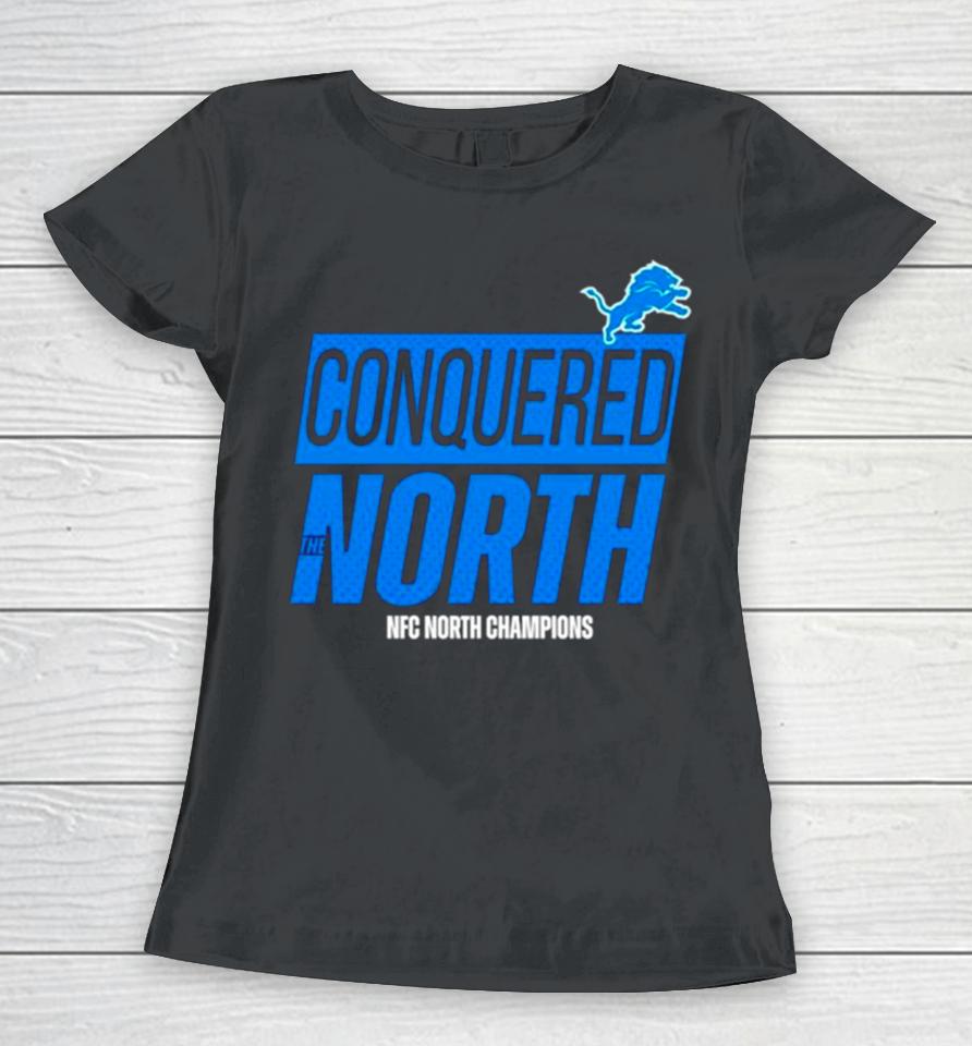 Conquered The North Champions Lions Football Women T-Shirt