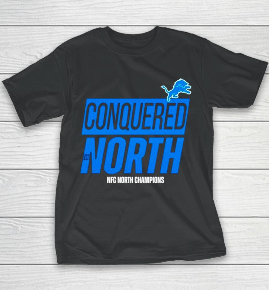 Conquered The North Champions Lions Football Youth T-Shirt