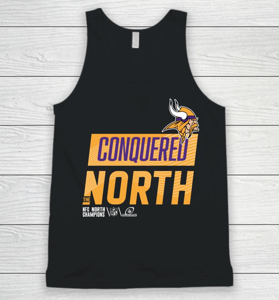 Conquered The North Vikings Minnesota Vikings Nfc North Division Champions Unisex Tank Top
