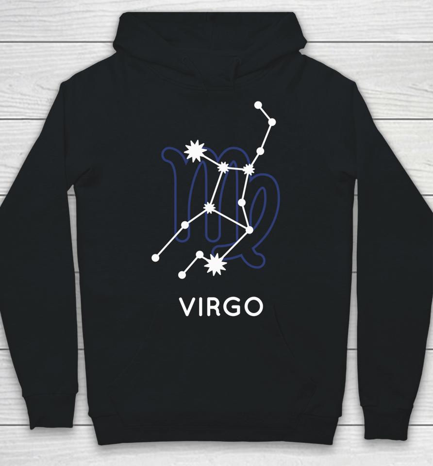 Constellation Zodiac Virgo Design - Astrology Stars Hoodie