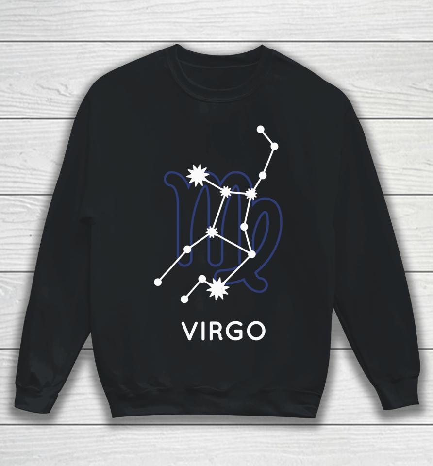 Constellation Zodiac Virgo Design - Astrology Stars Sweatshirt