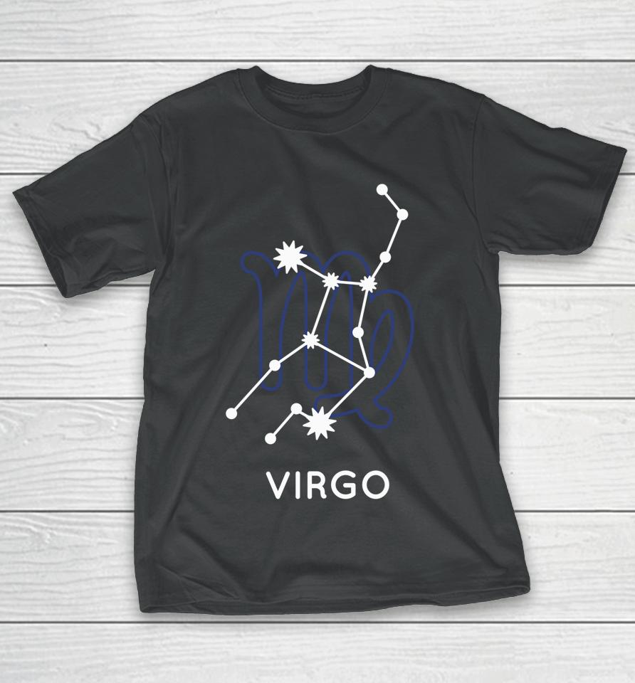 Constellation Zodiac Virgo Design - Astrology Stars T-Shirt
