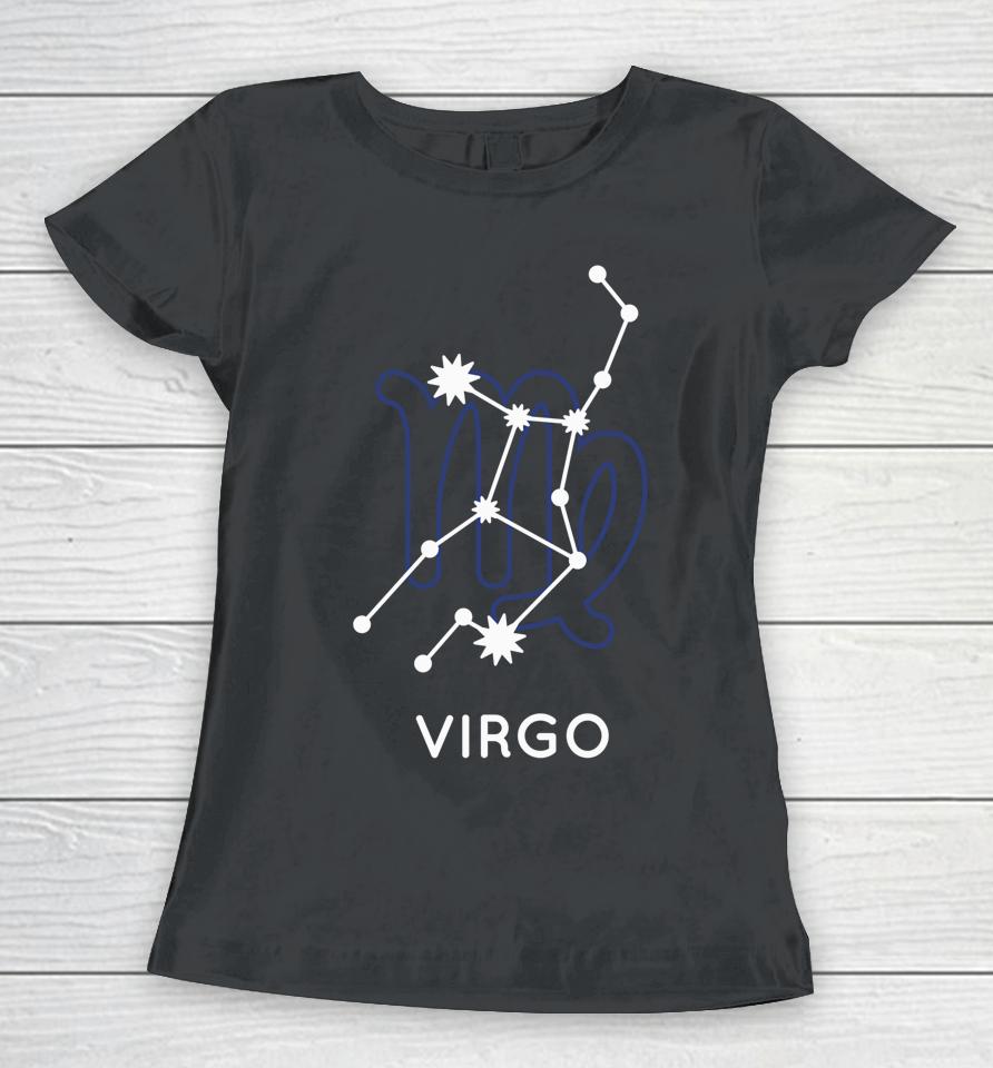 Constellation Zodiac Virgo Design - Astrology Stars Women T-Shirt