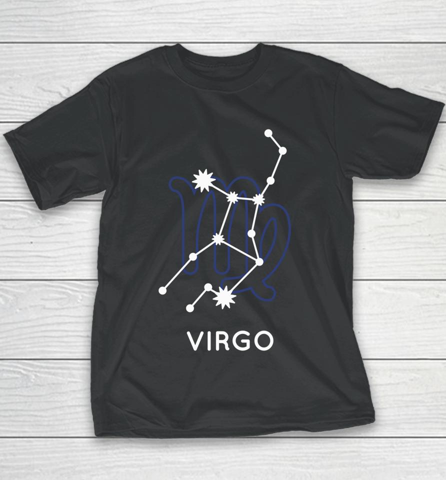 Constellation Zodiac Virgo Design - Astrology Stars Youth T-Shirt