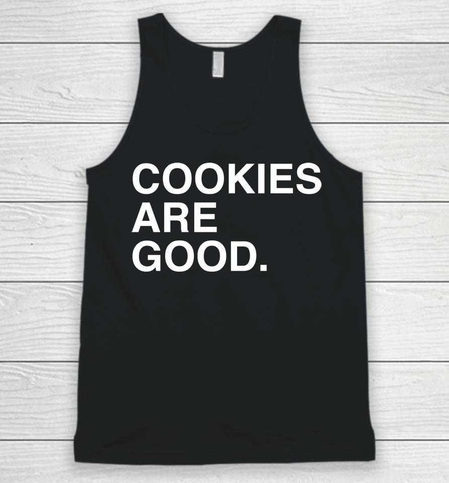 Cookie Monster Cookies Are Good Unisex Tank Top