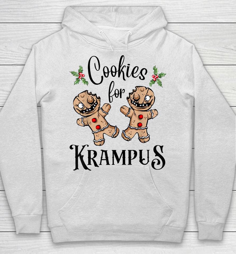 Cookies For Krampus Christmas Demon Goth Holiday Hoodie