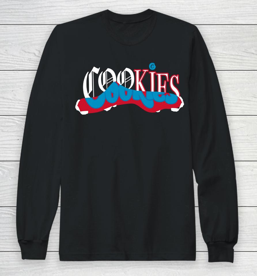 Cookies Upper Echelon Logo 1 Black Long Sleeve T-Shirt