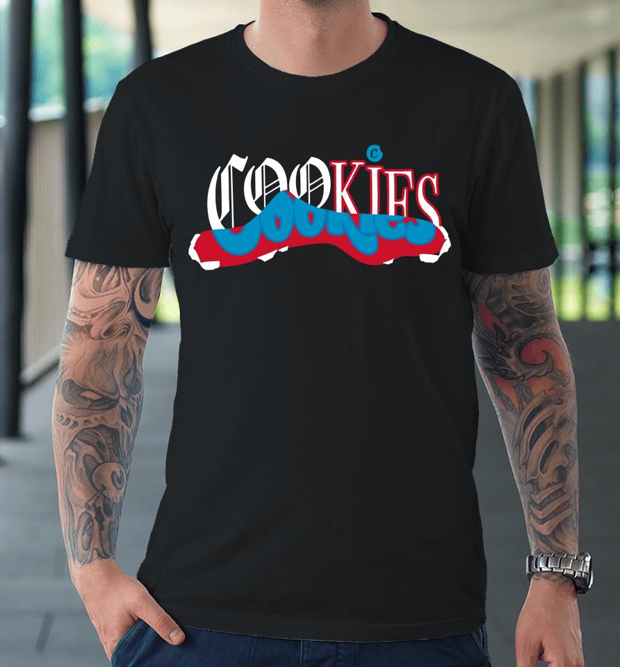 Cookies Upper Echelon Logo 1 Black Premium T-Shirt
