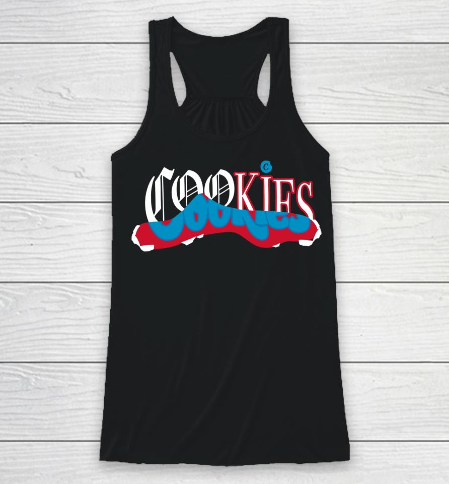Cookies Upper Echelon Logo 1 Black Racerback Tank