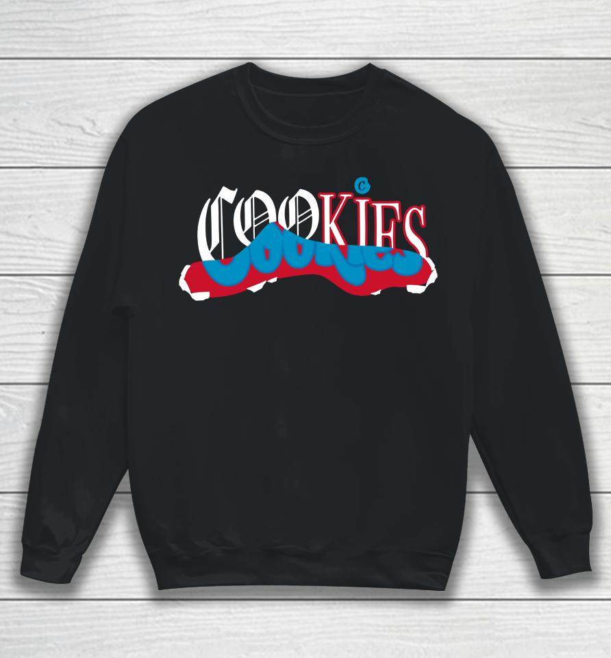 Cookies Upper Echelon Logo 1 Black Sweatshirt