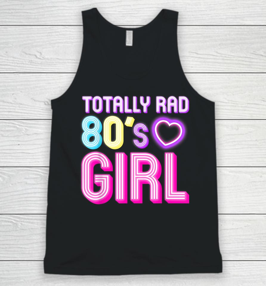 Cool 80S Girl For Women Girls Kids Throwback Eighties Lovers Unisex Tank Top