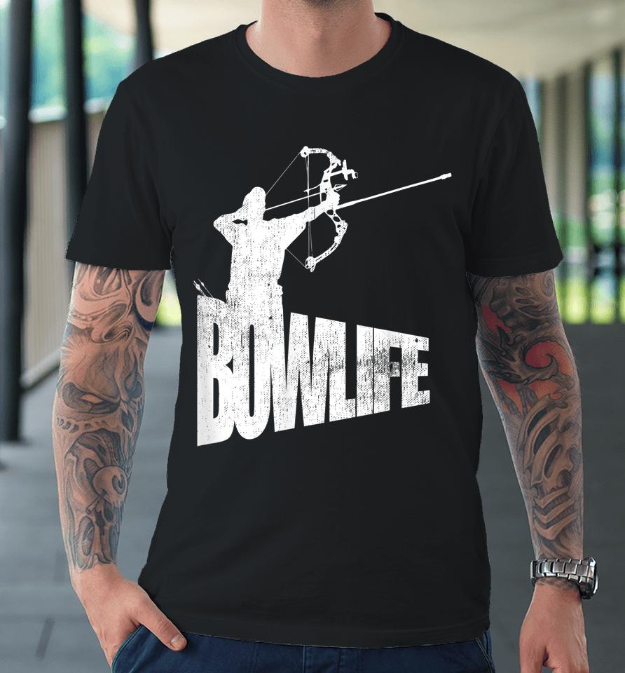 Cool Archery Archer Silhouette Bow Life Premium T-Shirt