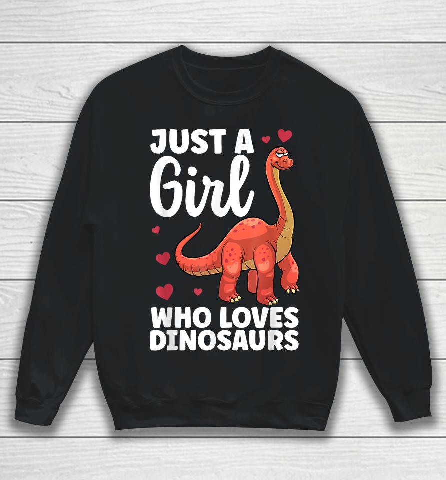 Cool Dinosaur For Girls Kids T Rex Dino Lovers Stegosaurus Sweatshirt