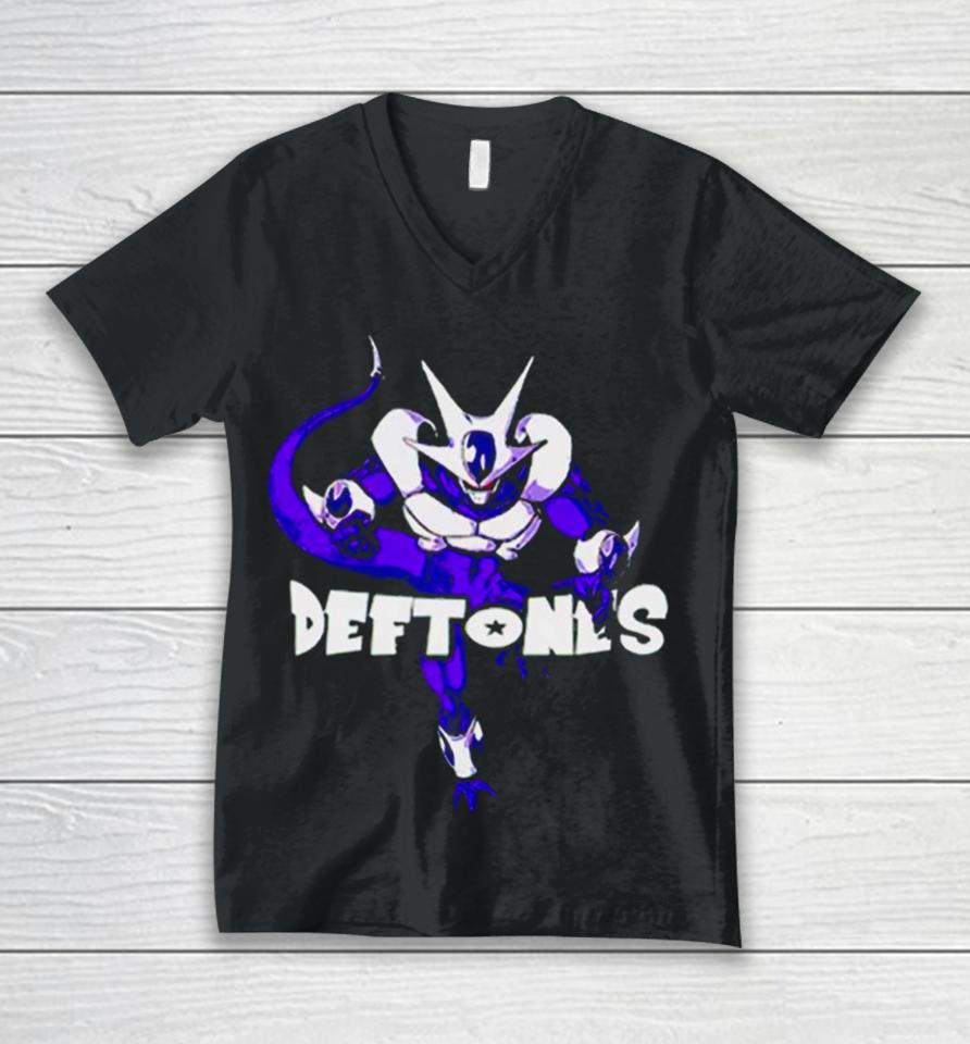 Cooler Dragon Ball Z Deftones Unisex V-Neck T-Shirt