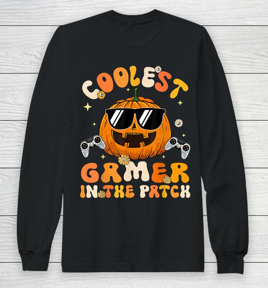 Coolest Gamer In The Patch Halloween Long Sleeve T-Shirt