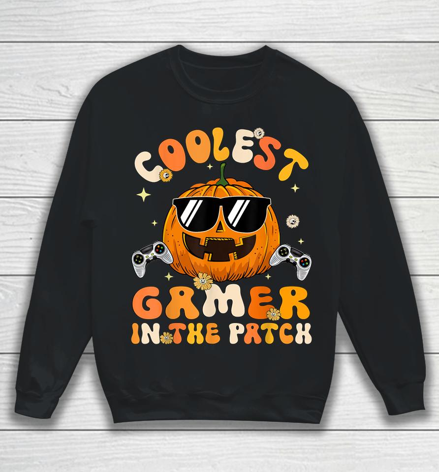 Coolest Gamer In The Patch Halloween Sweatshirt