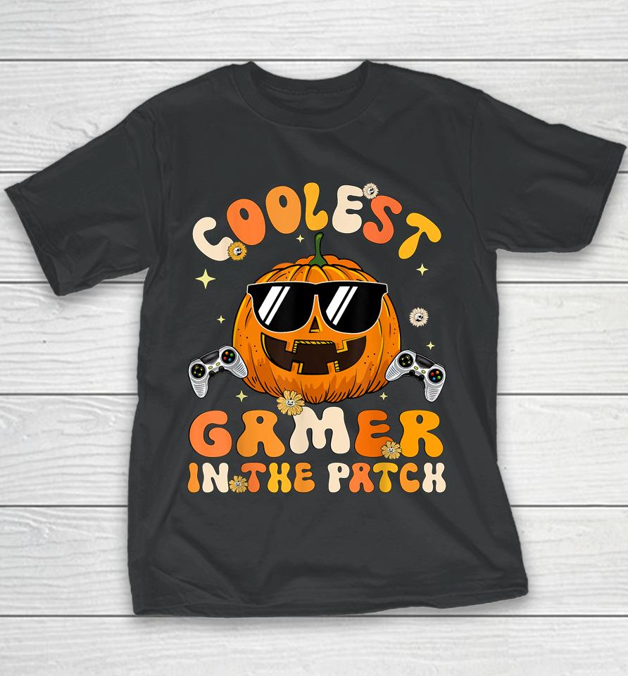 Coolest Gamer In The Patch Halloween Youth T-Shirt