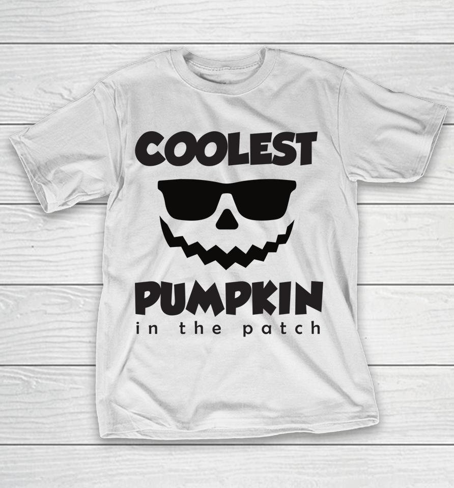 Coolest Pumpkin Face In The Patch Halloween T-Shirt