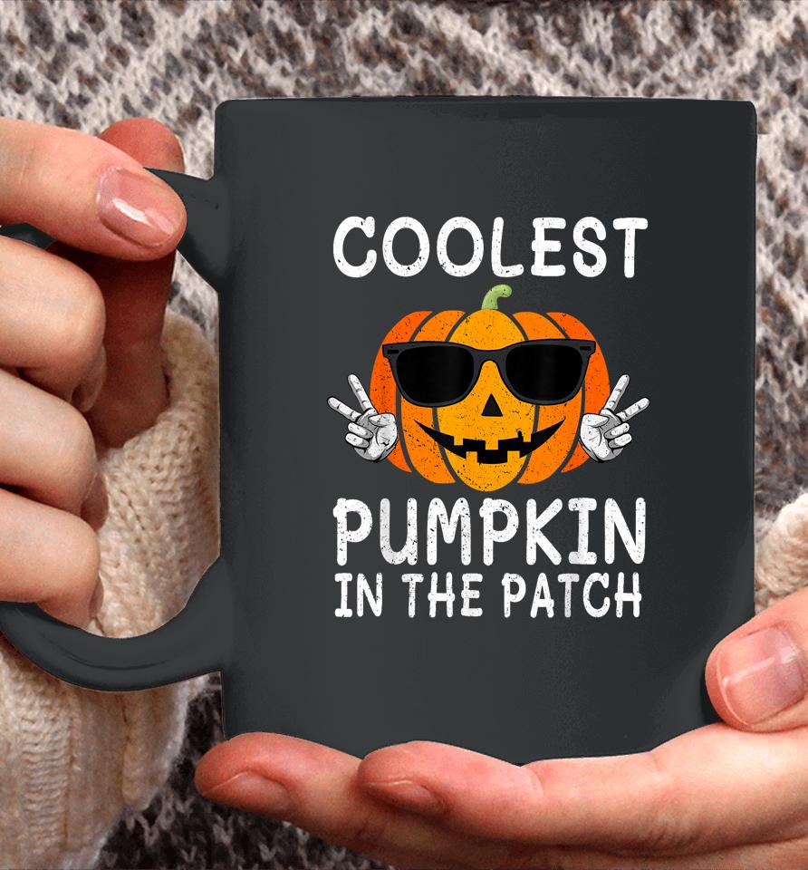Coolest Pumpkin In The Patch Funny Boys Girls Kids Halloween Coffee Mug