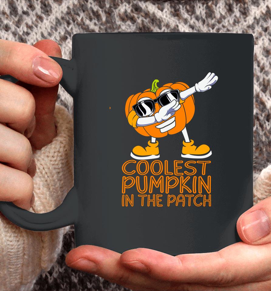Coolest Pumpkin In The Patch Halloween Jackolantern Coffee Mug